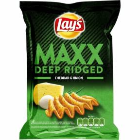 CHIPS MAXX CHEDDAR LAYS 130 GR