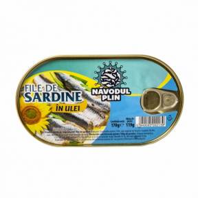 SARDINE ULEI VEGETAL NAVODUL 170G