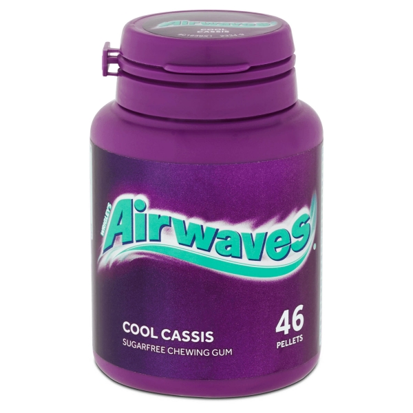 AIRWAVES CASSIS BOTTLE CU AR DE MENTOL SI COACAZE NEGRE 84G
