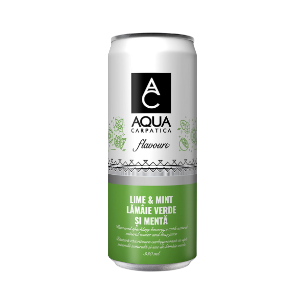 AQUA CARPATICA CU AR LAMAIE SI MENTA CAN 330ML SGR