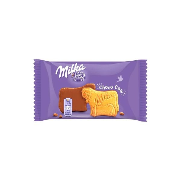 BISCUITI ACOPERITI CU CIOCO. CHOCO COW MILKA 40G