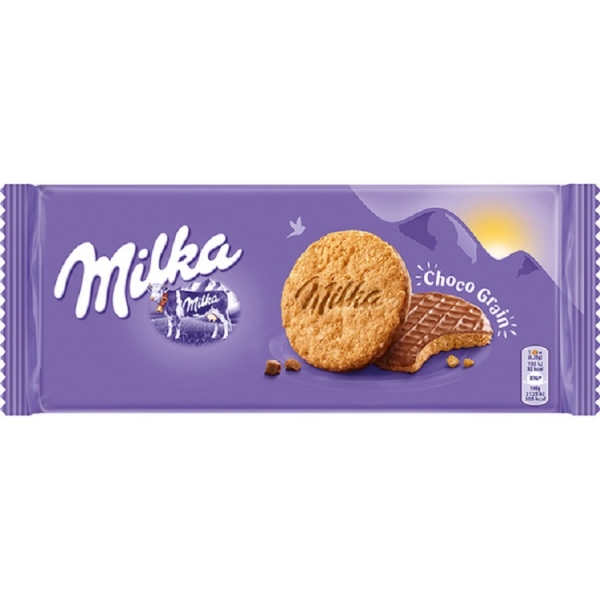 BISCUITI MILKA CU CEREALE SI CIOCOLATA 126G