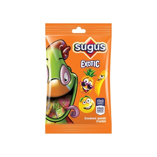 BOMBOANE GUMATE SUGUS CU AR. FRUCTE EXOTIC 80G