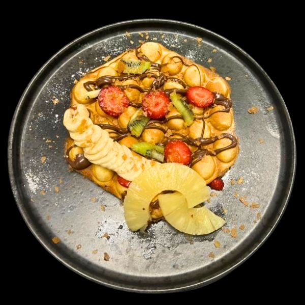 BUBBLE WAFFLE FRUITY NUTELLA