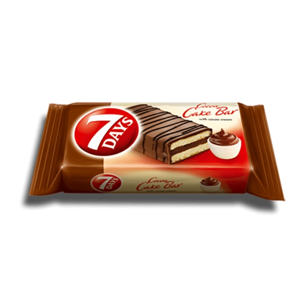CAKE BAR CU UMPL. CACAO 7 DAYS 32GR