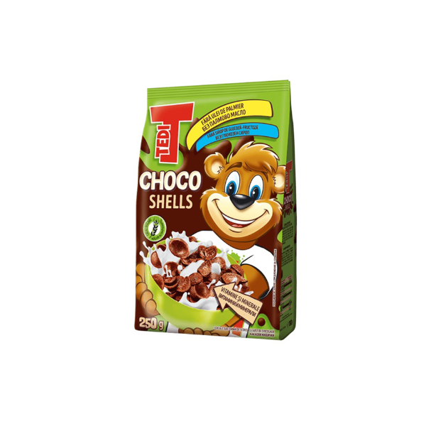 CEREALE CU GUST CHOCO SHELLS TEDI 250GR