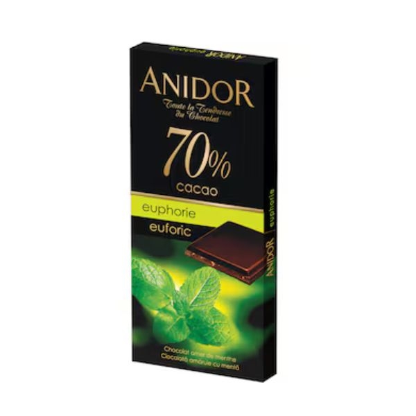 CIOCOLATA ANIDOR MENTA 70% 85G   