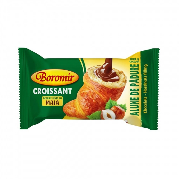 BOROMIR CROISSANT CR CU CIOCOLATA SI ALUNE PADURE 60G