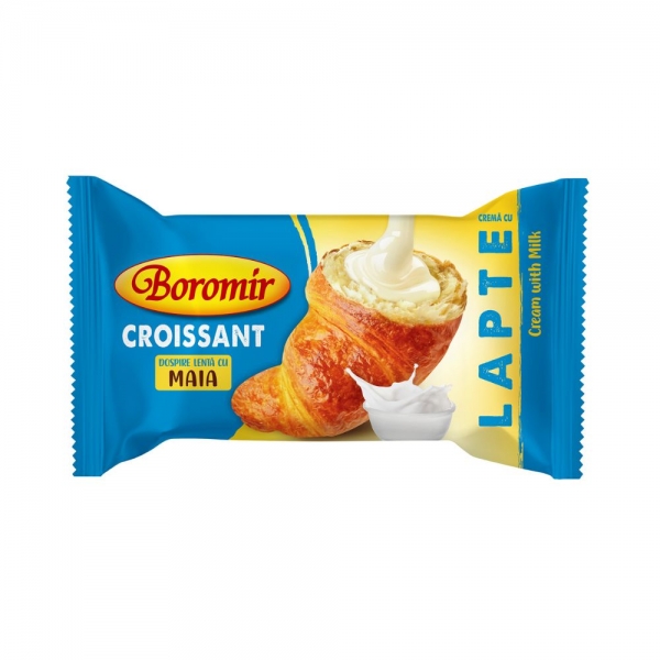 BOROMIR CROISSANT CU CREMA CU LAPTE 60G