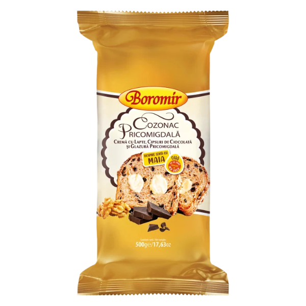 COZONAC PRICOM-CIOC-LAPTE 500GR