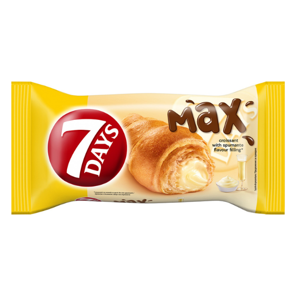 7DAYS CROISSANT CU CR CU GUST DE VIN SPUMANT 80G