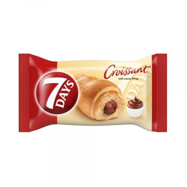 7 DAYS CROISSANT CU UMPLUTURA CACAO 60G