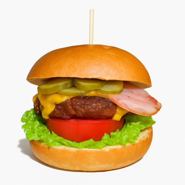 HAMBURGER CU CARTOFI PROASPETI PRAJITI