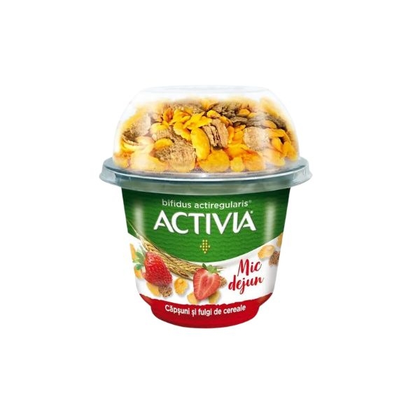 IAURT MIC DEJUN CREMOS CU CAPSUNI ACTIVIA 168G