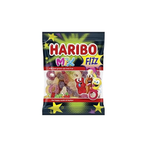 JELEURI HARIBO MIX FIZZ CU AR.DE FRUCTE 100 GR