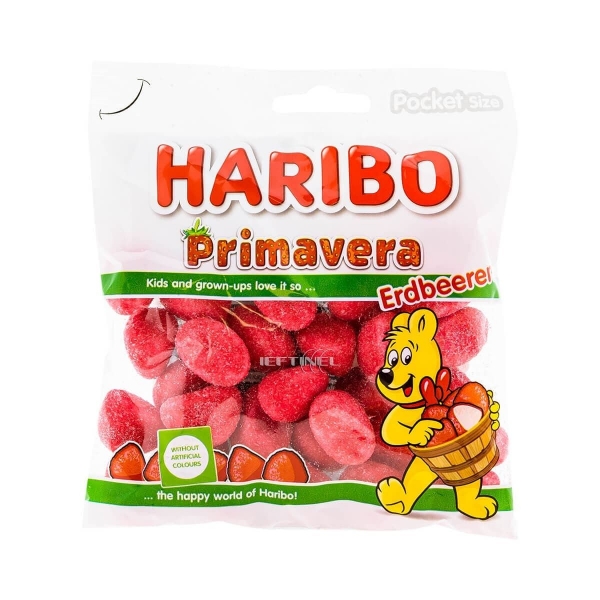 JELEURI HARIBO CU AR CAPSUNI PRIMAVERA 100G