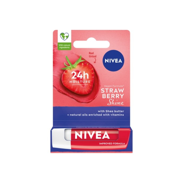 LIP CARE STRAWBERRY  NIVEA 5.5ML