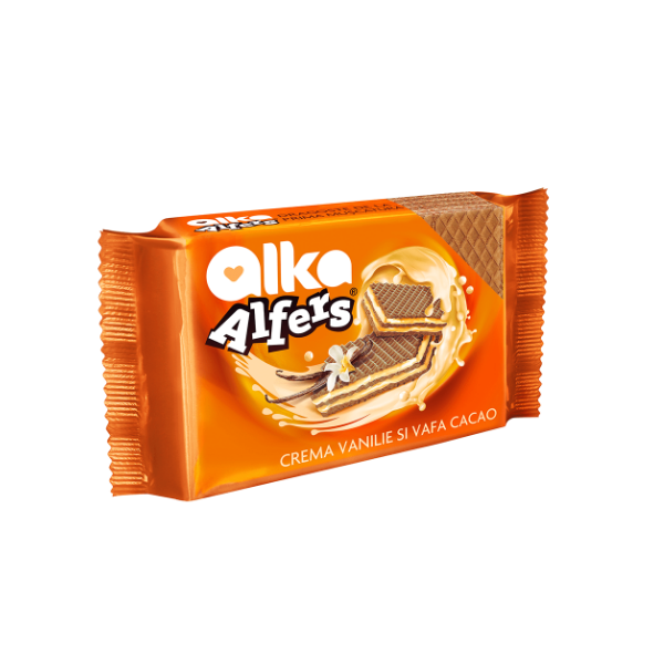 NAPOLITANE ALFERS UMPL. CU CREMA CU AR. VANILIE 170G