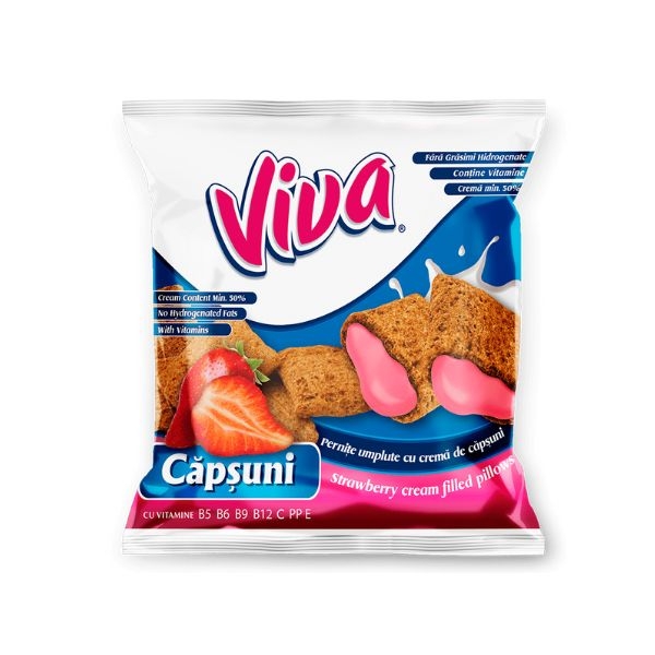 PERNITE CU CR  CAPSUNI VIVA 100GR