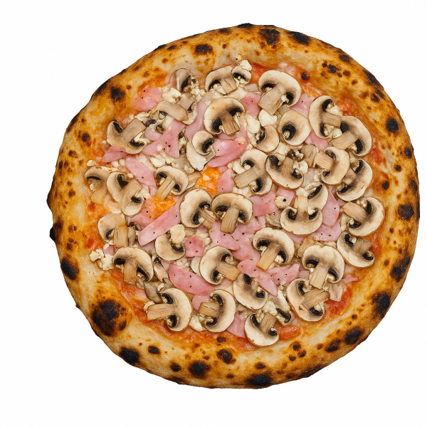 PIZZA PROSCIUTO E FUNGHI 30cm