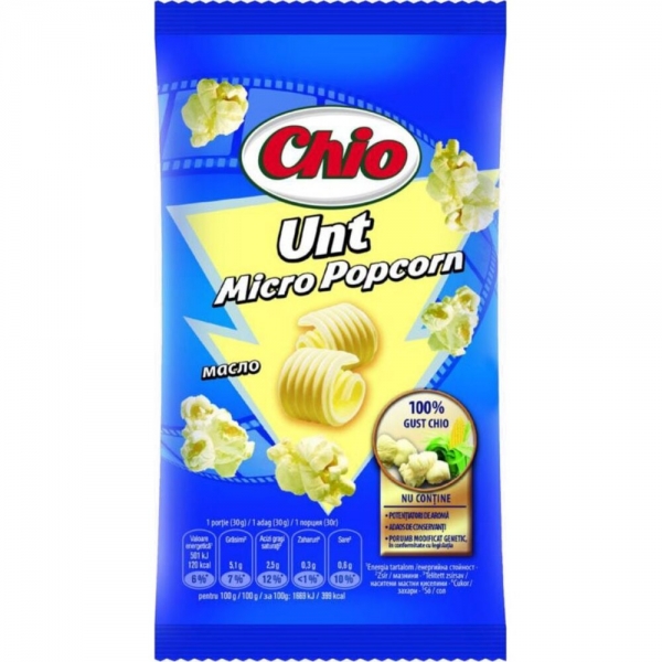 POPCORN MICRO CU AR UNT CHIO 80 G