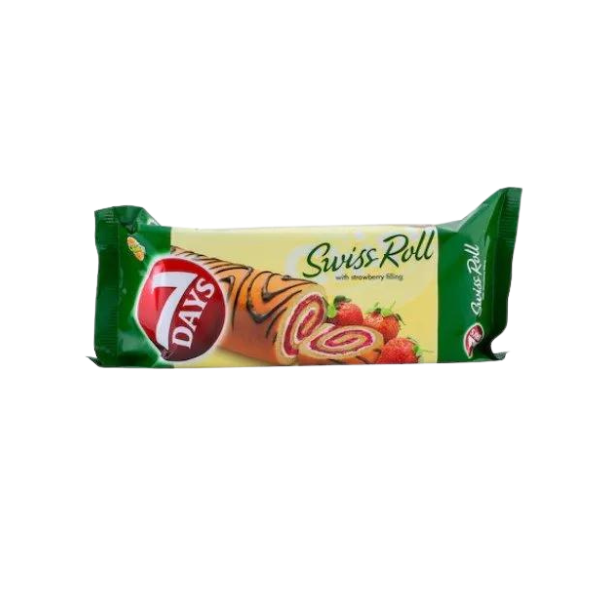 RULADA 7DAYS CU UMPL.CAPSUNI SI AR. VANILE 200G