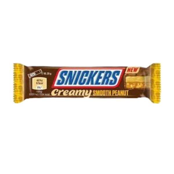 SNICKERS CU CR. CREAMY SMOOTH PEANUT 36.5G