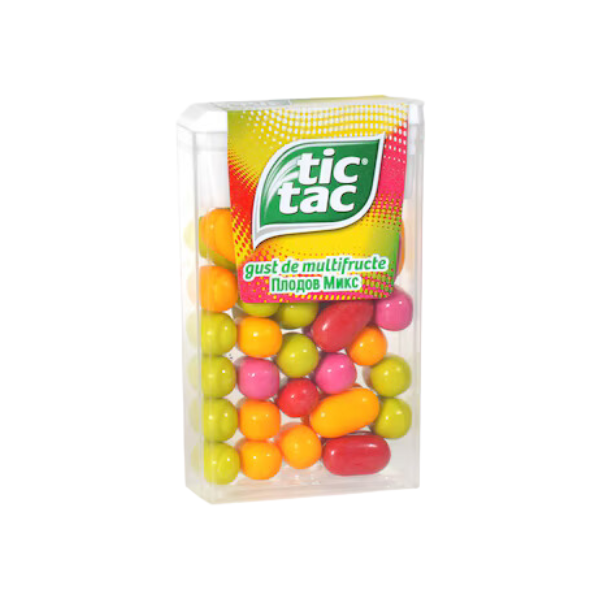 TIC TAC CU AR MIX FRUCTE 18GR