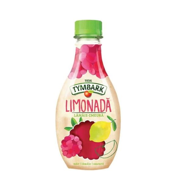 TYMBARK LIMONADA CU AR.LAMAIE ZMEURA 400ML SGR